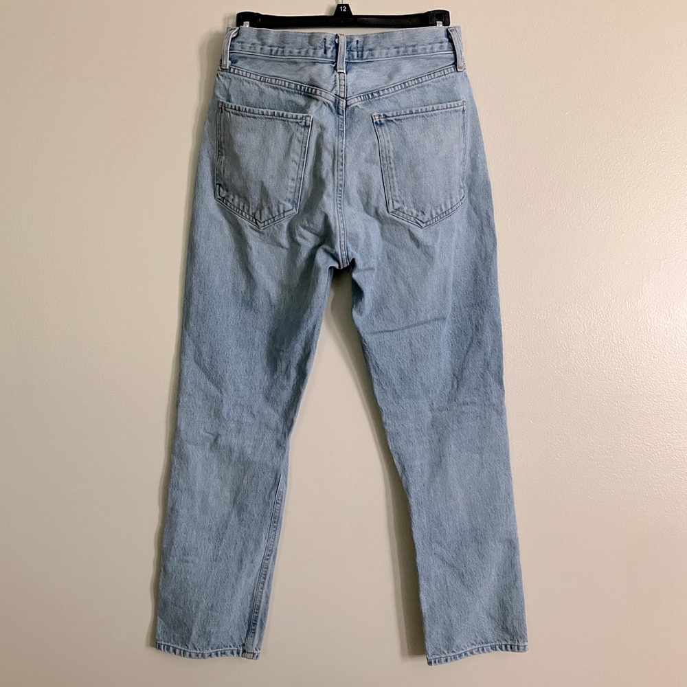 Agolde Riley High Rise Straight Crop Pants - Picture 5 of 9